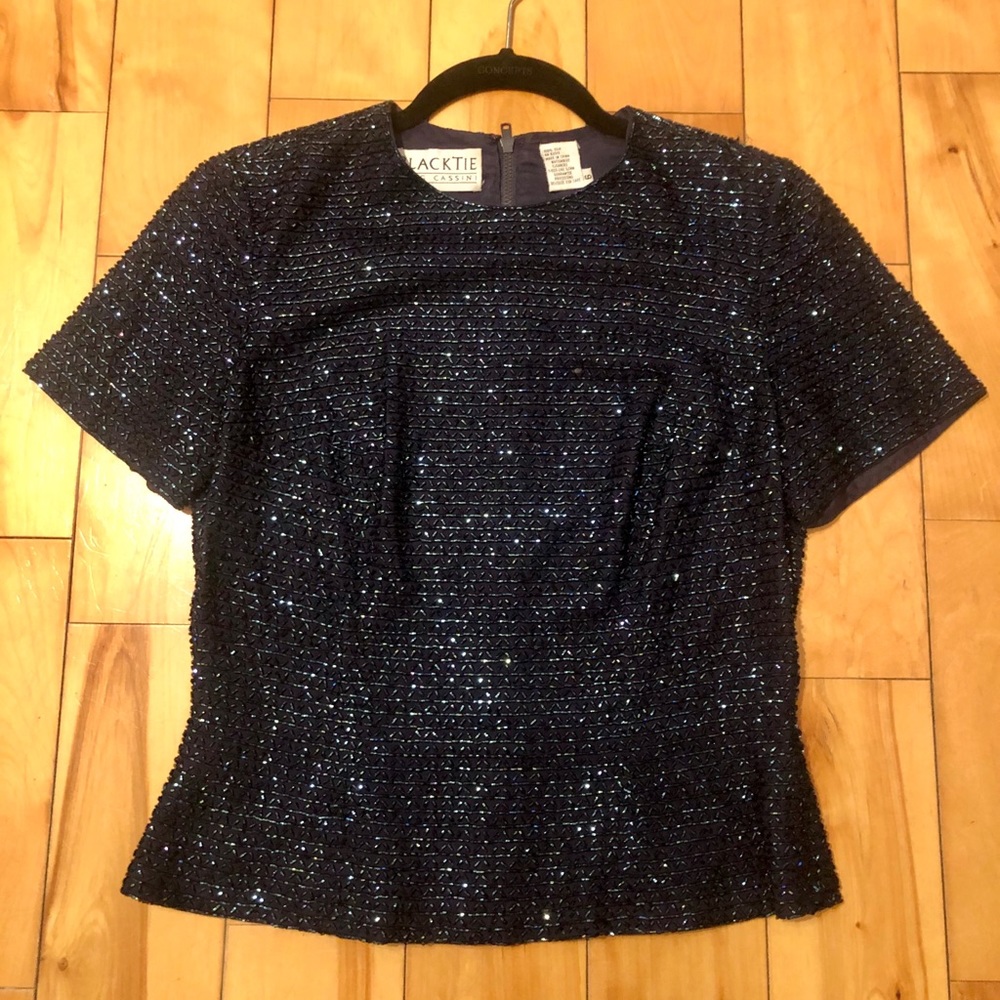 stunning sequin top